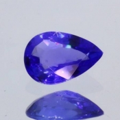 ok. 0,58ct/1szt -UJMUJĄCY TANZANIT NAT.-  6,89x4,84mm 2,55mm głęb. kropla