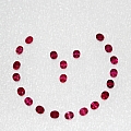 ok. 21,3ct/1szt -IMPONUJĄCY RUBIN NAT.-  6x4,8mm ok.. owal