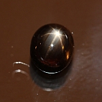 ok. 1,03ct/1szt. -GWIAŻDZISTY PIĘKNY SZAFIR NAT.- unikat 5,64x4,69mm / 3,69mm głęb. owal