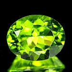 ok. 2,91ct/1szt. -PRZEPIĘKNY OLIWIN NAT.-  9,91x7,92mm / 5,22mm głęb. owal