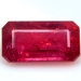 ok. 1,85ct /1szt. - AFRYKAŃSKI RUBIN NAT.-  9,5x5,0/3,4mm ośmiokąt