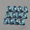ok. 6,53ct /16szt. - BŁĘKITNY SKY BLUE (IF NAJWYŹSZA JAKOŚĆ!) SKRZĄCY SIĘ TOPAZ NAT.- kalibr. 4,5mmśredn. okrągły
