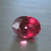 ok. 1,4ct /1szt. - PIĘKNY WESOŁY RODOLIT GRANAT NAT.-  7,6x5,7/4,2mm owal