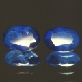 ok. 1ct /2szt. - ŁADNA PARA SZAFIR NAT.- 6x4/2mm owal ok. 1ct /2szt. - ŁADNA PARA SZAFIR NAT.- 6x4/2mm owal