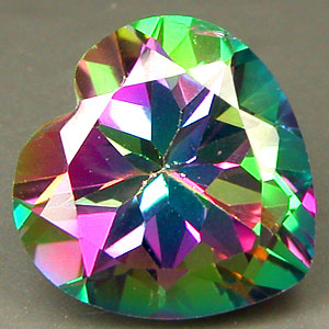 ok. 8,2ct /1szt. - CZARUJĄCY TĘCZOWY TANZAŃSKI MYSTIC TOPAZ NAT.- kalibr. 12x12/8,5mm serce ok. 8,2ct /1szt. - CZARUJĄCY TĘCZOWY TANZAŃSKI MYSTIC TOPAZ NAT.- kalibr. 12x12/8,5mm serce