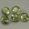 ok. 1,6ct /5szt. - NAJWYŹSZA JAKOŚĆ - SKRZĄCY SIĘ AAA AFRYKAŃSKI IF TURMALIN NAT.-  4-5mm okrągły