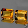 ok. 4,21ct /szt. - WSPANIAŁY CYTRYN NAT.-   ośmiokąt