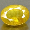 ok. 0,7ct /1szt. - ZŁOCISTY SZAFIR NAT.-  6x4,5/3,5mm owal