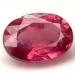 ok. 1,1ct /1szt. - AFRYKAŃSKI (DEFEKT) RUBIN NAT.-  7x5/3.5mm owal