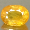 ok. 1,4ct /1szt. - ZŁOCISTY SZAFIR NAT.-  7,2x5,2/3,7mm owal