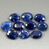 ok. 2,25ct /10szt. - CEJLOŃSKI SZAFIR NAT.-  4x3/2mm owal