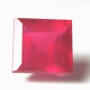 ok. 2,15ct /1szt. - ŁADNY MAT.JUBILERSKI - EFEKTOWNY AFRYKAŃSKI RUBIN NAT.-  6,8x6,8mm / 4,2m  kwadrat