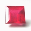 ok. 2,15ct /1szt. - ŁADNY MAT.JUBILERSKI - EFEKTOWNY AFRYKAŃSKI RUBIN NAT.-  6,8x6,8mm / 4,2m  kwadrat