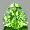 ok. 1,3ct /1szt. - SKRZĄCY SIĘ ZIELNY AAA BIRMAŃSKI PERYDOT NAT.-  7,0x7,0mm trilion