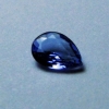 ok. 0,19 ct UROCZY NATURALNY TANZANIT; faset. 4,9x3,5 / 1,8 mm kropla