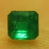 ok. 0,25ct /1szt. - NAJCENNIEJSZY! KOLUMBIJSKI SZMARAGD NAT.-  3,78x4,46/2,96mm prostokąt
