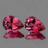 ok. 1,36ct /2szt. - WSPANIAŁY TURMALIN NAT.-  7,0x5,0mm kropla