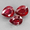 ok. 0,720 ct. PIĘKNY WYSYCONY RUBIN NAT.-  ok. 6x4,5/3mm kropla