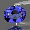 ok. 0,6ct /1szt. - PIĘKNY - KLASA AAA -  TANZANIT NAT.- faset. 6,44x4,66mm / 2,82mm owal