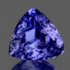 ok. 0,49ct /1szt. - UROCZY AFRYKAŃSKI TANZANIT NAT.-  5,3x5,3x5,3mm / 2,56mm trilion