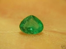 ok. 0,52ct /1szt. -  SZMARAGD NAT.- faset. 6,26x5,09/3,19mm serce