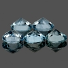 ok. 0,25ct /1szt. - PIĘKNY CZYSTY AKWAMARYN NAT.- doskonały szlif średn. 4,3mm owal ok. 0,25ct /1szt. - PIĘKNY CZYSTY AKWAMARYN NAT.- doskonały szlif średn. 4,3mm owal