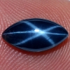 ok. 2,32ct /1szt. - WSPANIAŁY GWIAŹDZISTY SZAFIR NAT.- doskonały szlif 5,70x11,15mm / 3,37mm wysokość markiza