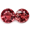 ok. 0,95ct /2szt. - PRZEPIĘKNY, WESOŁY SPINEL NAT.-  4,8 śr. / 2,8mm głęb. okrągły