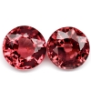 ok. 0,95ct /2szt. - PRZEPIĘKNY, WESOŁY SPINEL NAT.-  4,8 śr. / 2,8mm głęb. okrągły