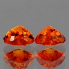 ok. 0,7ct /2szt. - PIĘKNA PARA SZAFIR NAT.- doskonały szlif 4,0x4,0mm serce