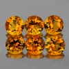 ok. 1,15ct /1szt. -  CYTRYN NAT.-  7,0mm okrągły