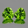 ok. 1,58ct /2szt. - PERYDOT, OLIWIN NAT.- 6x6mm/3,5 serce ok. 1,58ct /2szt. - PERYDOT, OLIWIN NAT.- 6x6mm/3,5 serce