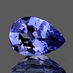 ok. 0,48ct /1szt. -  TANZANIT NAT.-  6,14x4,26/2,80mm kropla
