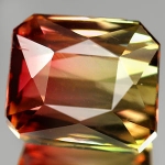 ok. 1,33ct /1szt. -  TURMALIN NAT.-  6,31x5,49mm 4,11mm gł. prostokąt