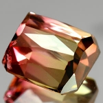 ok. 1,33ct /1szt. -  TURMALIN NAT.-  6,31x5,49mm 4,11mm gł. prostokąt