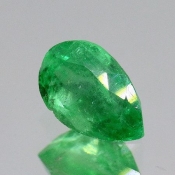 ok. 0,845ct /1szt. - BARDZO ŁADNY SZMARAGD NAT.-  4,98x7,54mm 4,42mm gł. kropla