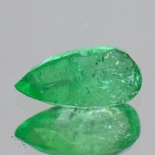 ok. 0,79ct /1szt. - PIĘKNY SZMARAGD NAT.-  4,55x8,10mm 3,67mm gł. kropla