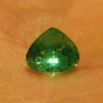 ok. 0,745ct /1szt. - BARDZO ŁADNY SZMARAGD NAT.-  5,40x6,40mm 4,36mm gł serce