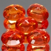 ok. 0,54ct /1szt. - WESOŁY SŁONECZNY SZAFIR z SONGEA.- śliczne 4,9x4,2mm owal