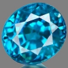 ok. 1,375ct /1szt. - WSPANIAŁY CYRKON NAT.-  5,67x4,98mm 4,54mm gł owal	