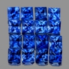 ok. 0,05ct /1szt. -  SZAFIR NAT.- kalibrowany 2,00mm +/-0,05mm kwadrat