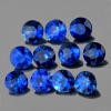 ok. 0,07ct /1szt. -  SZAFIR NAT.- kalibrowany 2,50mm +/-0,05mm okrągły	