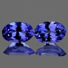 ok. 0,72ct /1 para - TANZANIT NAT.- 6,0x4,0mm owal ok. 0,72ct /1 para - TANZANIT NAT.- 6,0x4,0mm owal