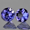 ok. 0,53ct/2para - TANZANIT NAT.- kalibrowany 4,0mm okrągły