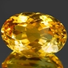 ok. 5,61ct/1szt - CYTRYN -  13,6x9,1mm / 7,4mm głęb. owal