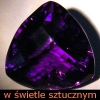 ok. 8,52ct/1szt -DOSKONAŁY  AMETYST NAT.-  13,51x13,53mm / 9,46mm głęb.\ trilion