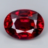 ok. 0,52ct/1szt -NIEPOPRAWIANY RUBIN NAT.-  5,2x4,0mm 2,7mm głęb. owal