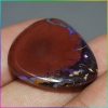 ok. 26,45ct/1szt -CZARUJĄCY BOULDER OPAL NAT.-  24,8x22mm  6,7mm głęb. fantazyjny