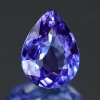 ok. 0,98ct/1szt -CUDOWNY TANZANIT NAT.-  7,7x5,8mm 3,4mm głęb. kropla