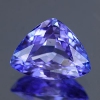 ok. 1,34ct/1szt -PRZEPIĘKNY CERTYFIKOWANY TANZANIT NAT.-  8.56x6.52mm 3.83mm głęb. trilion	